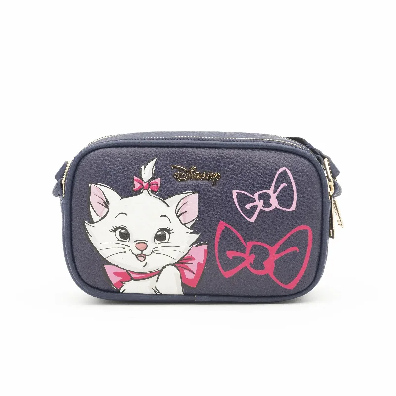 Valentine's Day Marie Double Zipper Crossbody/Shoulder Bag