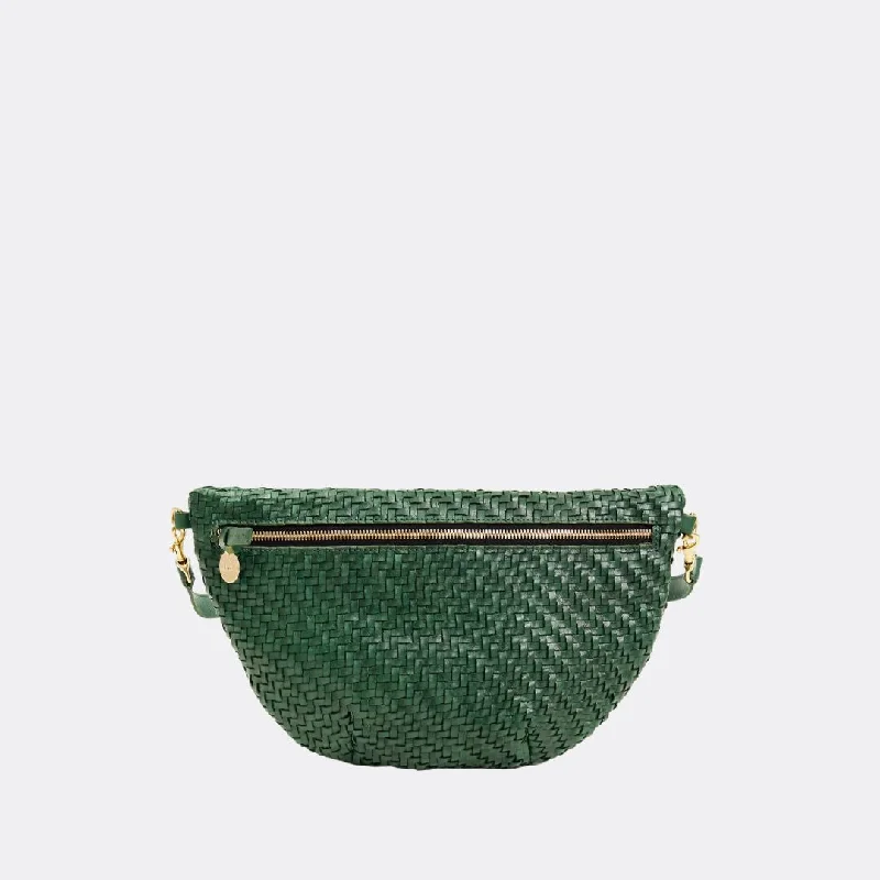 Bold And Flash-Sale Bags Grande Fanny Pack (Evergreen Woven Zig Zag)