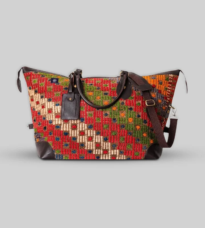 Retro Lovers Kilim Weekender Bag