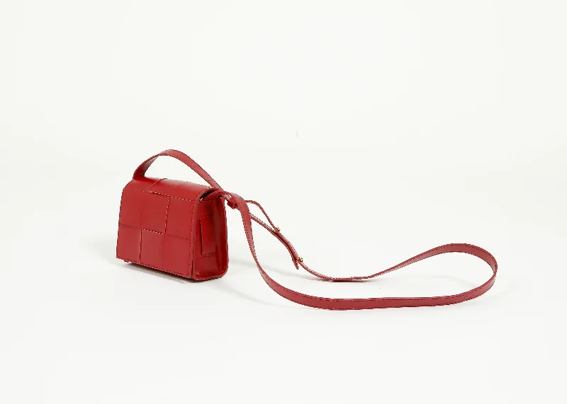 Wholesale Bags For Resellers ALEO Matchbox Mini in Cranberry