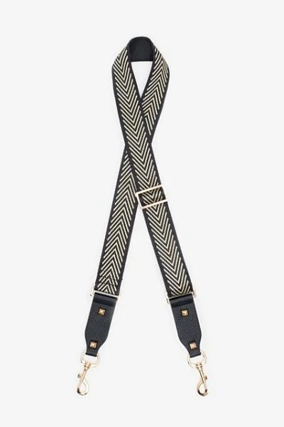 Urban Elegance Deals Antler Bag Strap Gold Arrows Black