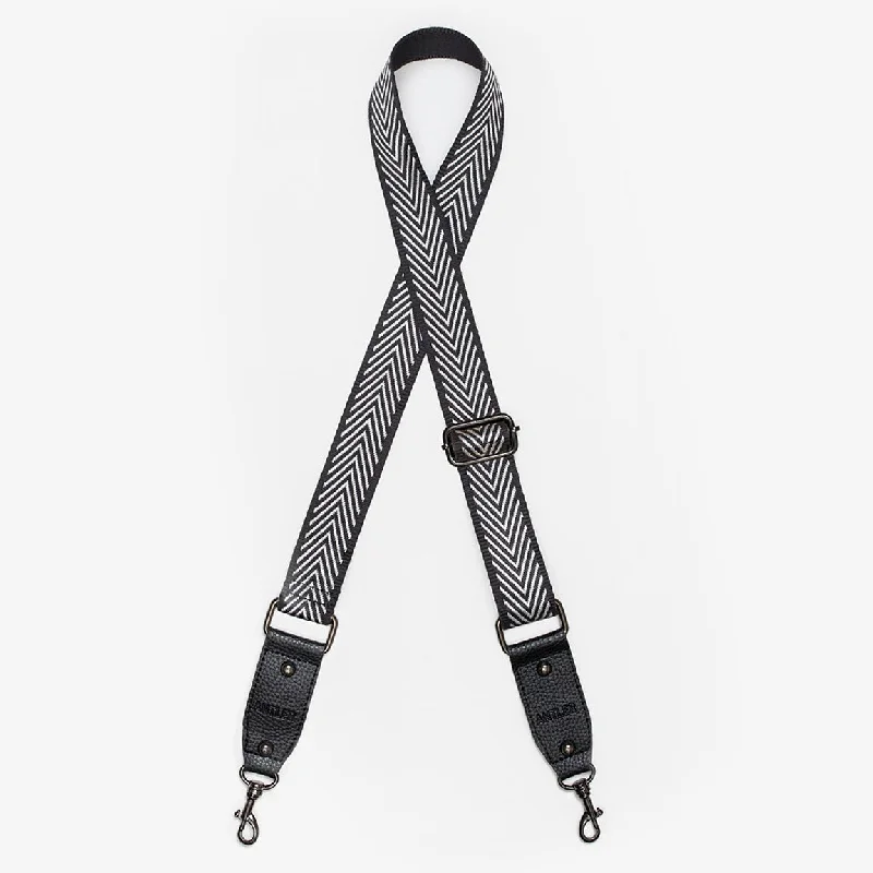 Refined Fashion Sale Antler Bag Strap Silver Arrows Black
