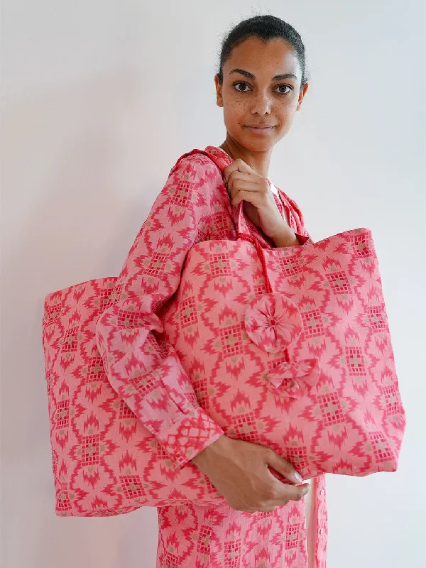 Tsa-Approved Bags For Hassle-Free Airport Security Asti Bag Ikat Coral
