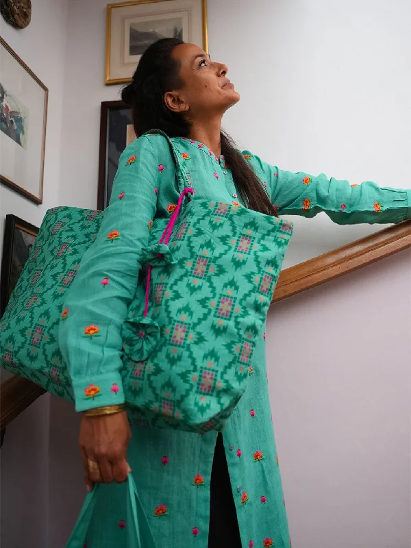Timeless Style Promotions Asti Bag Ikat Green