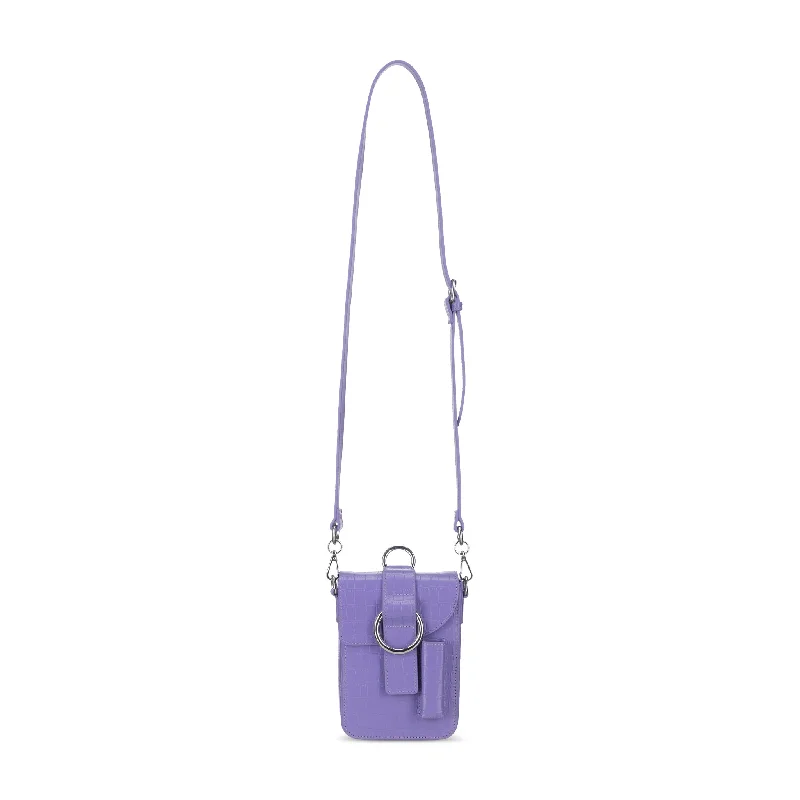 Trend Alert Reporter Box Bag - Lilac