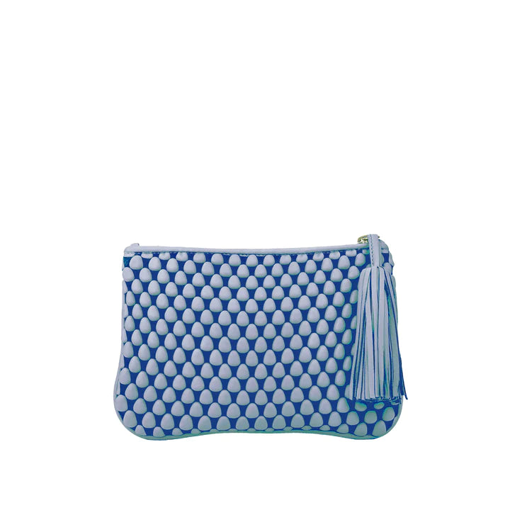 Chic And Trendy Tissa Fontaneda Sky Blue Large Pochette