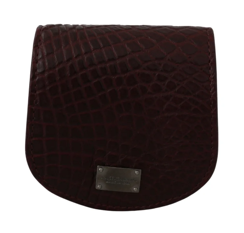 Stylish Bags For Fashion Influencers And Bloggers Dolce & Gabbana Refined Caimano Leather Coin Case