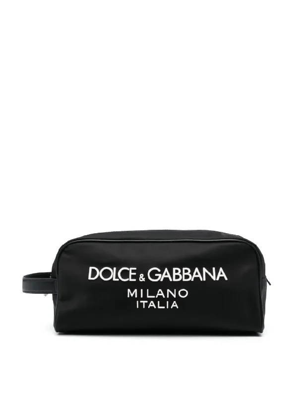 Casual Yet Chic Sales Dolce & Gabbana logo-print wash bag