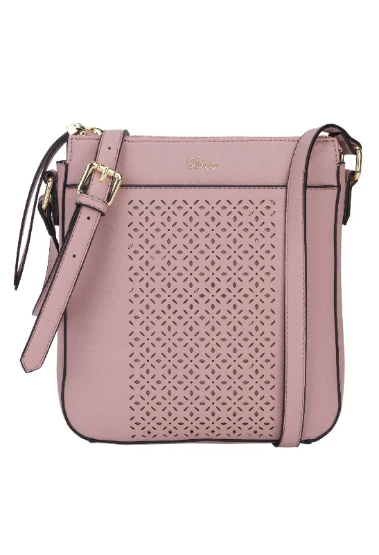 Chic And Edgy Laser Cut Diamond Bag