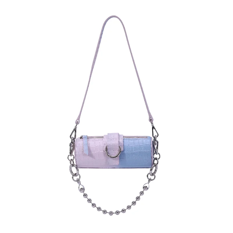 Stupidly Low Prices Mini Barrel Bag - Lilac DipDye