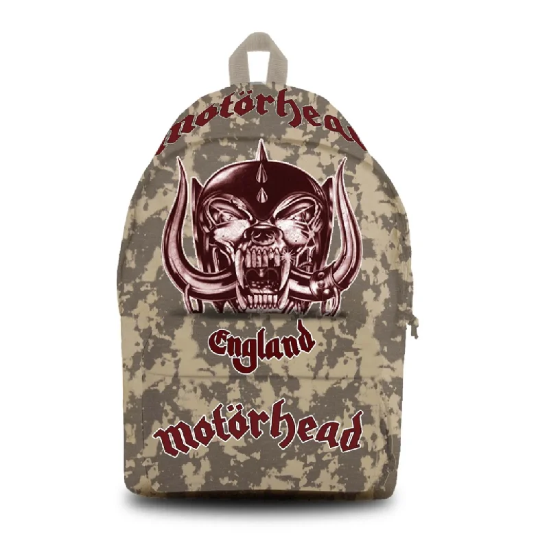 Cozy Comfort Style Sale MOTORHEAD - ENGLAND - WHITE DAYPACK