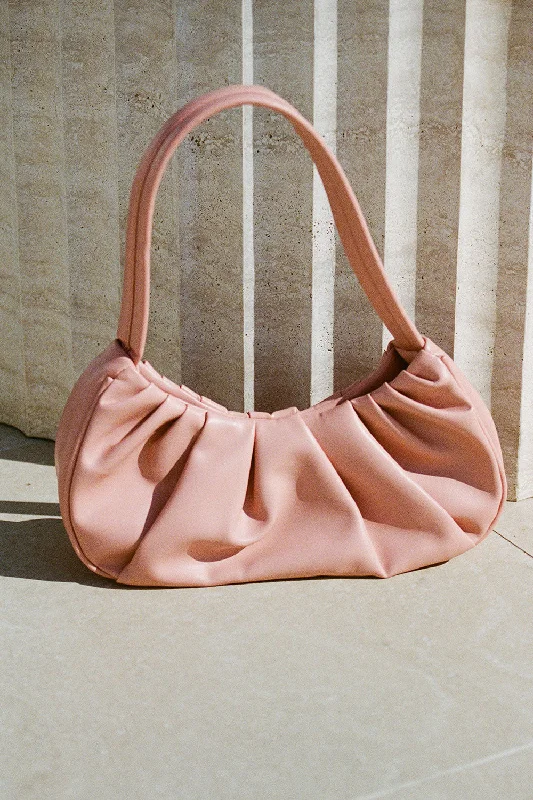 Luxury Fashion Nahla Ruched Bag - Blush