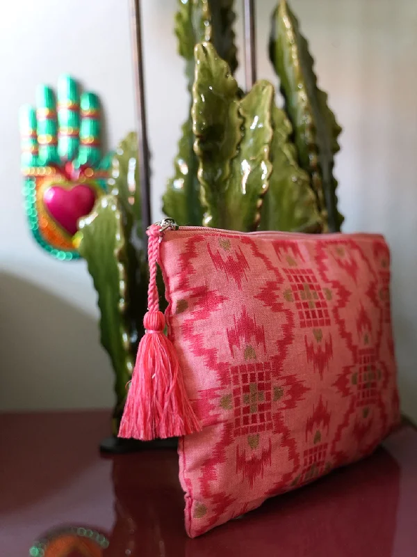 Elegant Bags For Formal Events And Luxury Occasions Ortiga Bag Ikat Coral