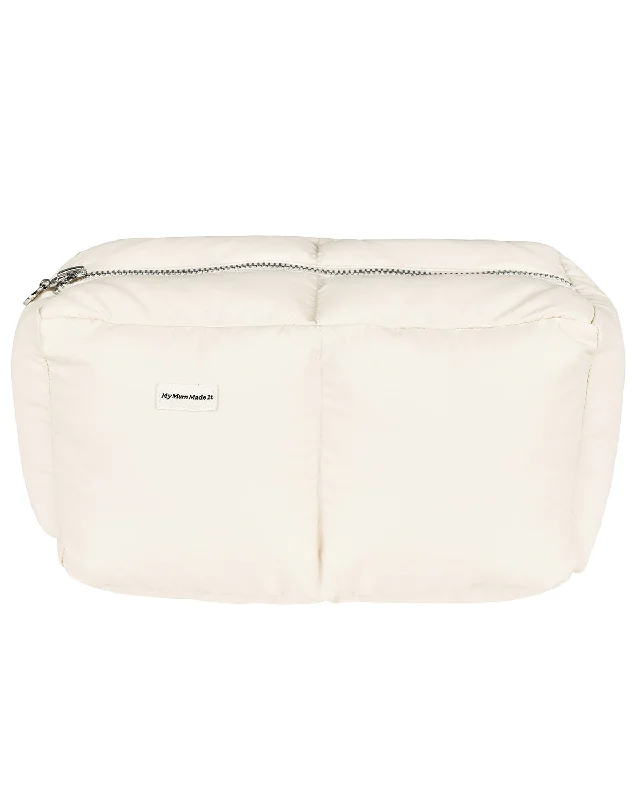 Hot Brand Discounts Puffer Cosmetics Bag - Cream