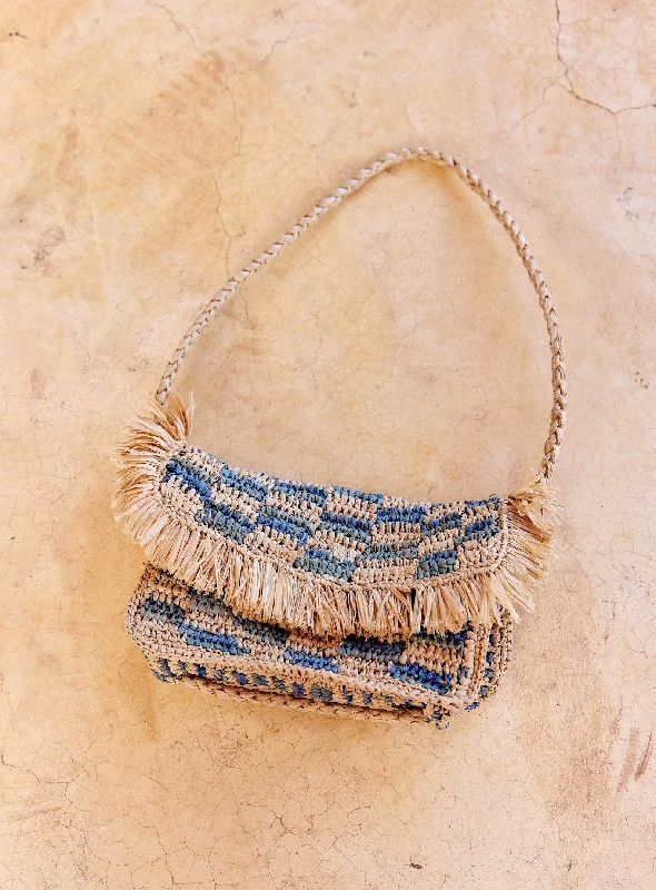 Glamorous Fashion Offers Renan Raffia Bag Ciel