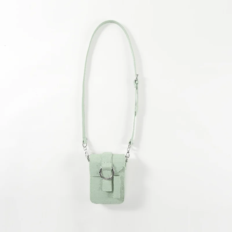Fashion Forward Reporter Box Bag - Sage