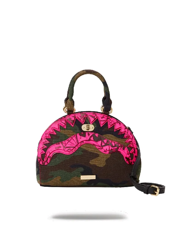 Shop The Hottest Deals Sprayground Bag CAMOPINK HANG BAG  Green