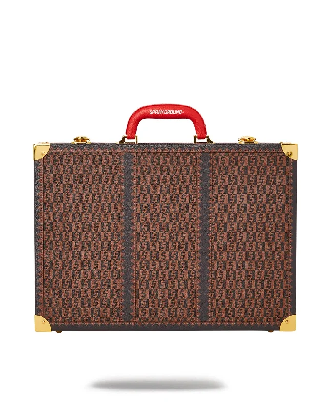 New Year Party Bag For Celebrations Sprayground Bag MONEY CHECK BRIEFCASE  Brown