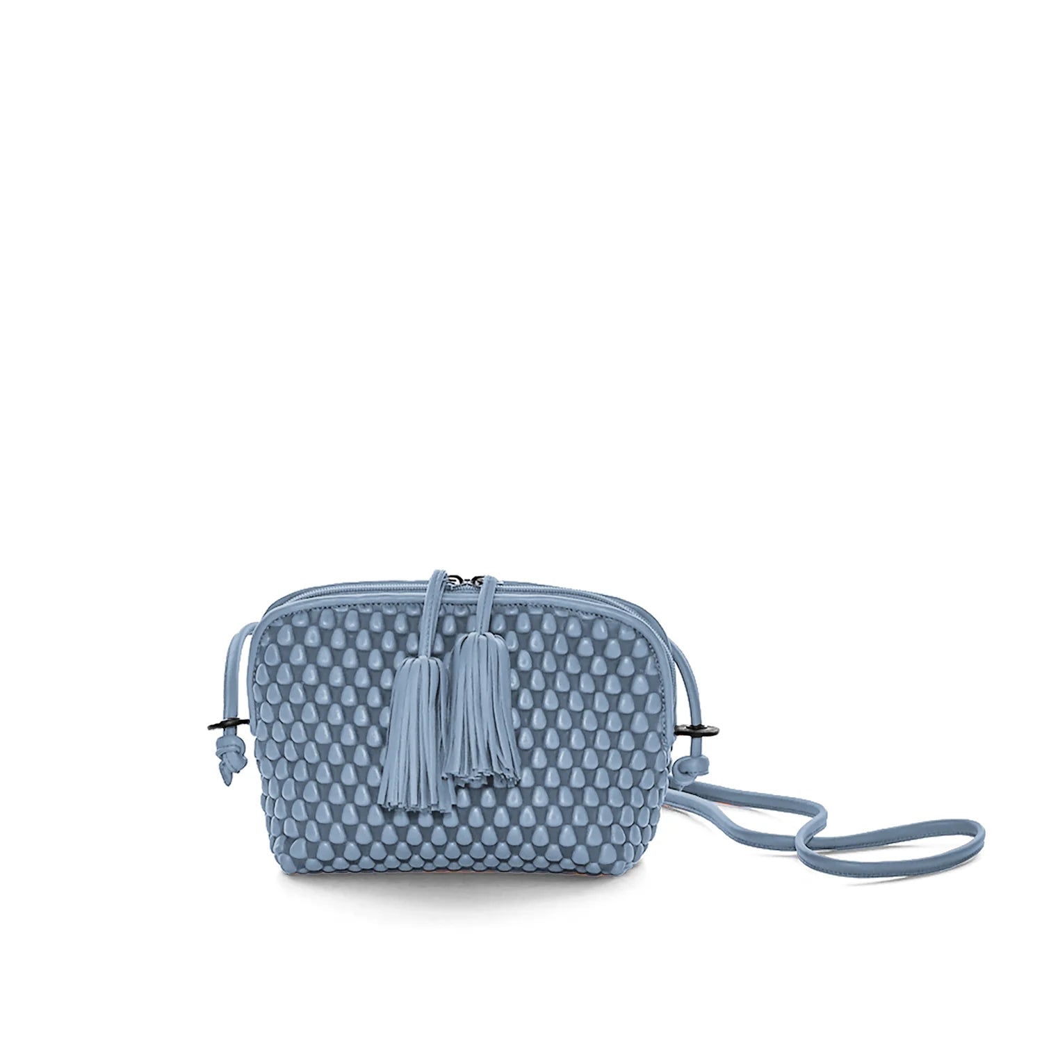 Edgy Fashion Deals Tissa Fontaneda Small Gizmo Spanish Nappa Bubble Sky Blue