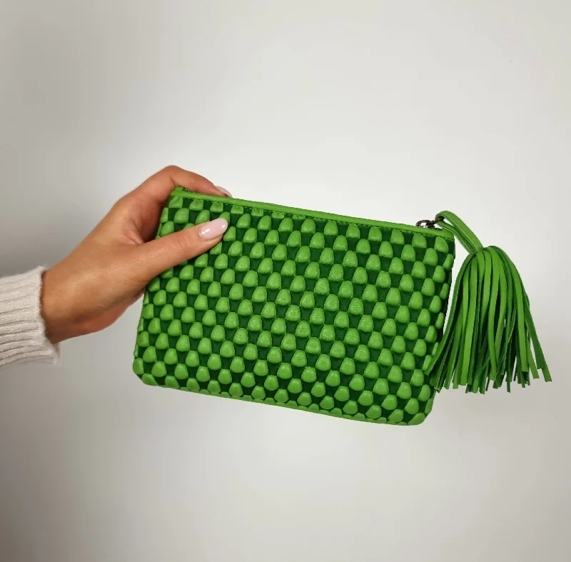 Professional Bags With Office Discounts Tissa Fontaneda Spring Green Large Spanish Nappa Leather Pochette Professional Bags With Office Discounts Tissa Fontaneda Spring Green Large Spanish Nappa Leather Pochette