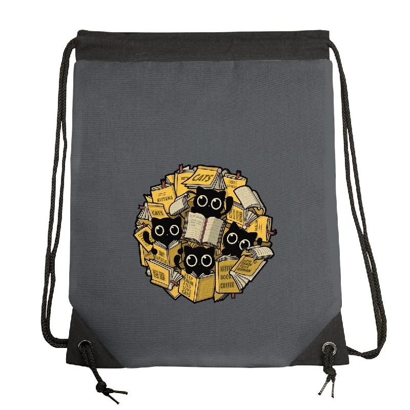 Cozy Handbags With Clearance Prices Books And Kittens