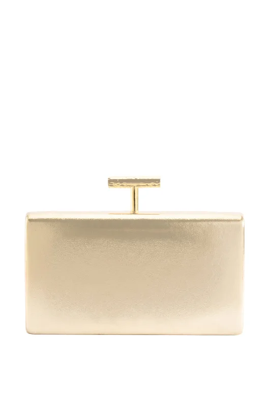 Luxury Seekers DEFY GRAVITY METALLIC CLUTCH