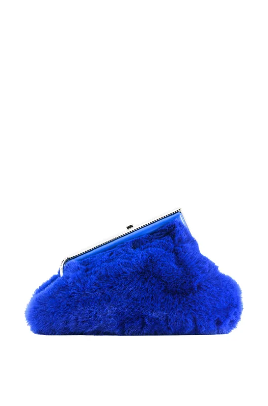 Festive Holiday Gift Bags EXPENSIVE TASTE FAUX FUR CLUTCH