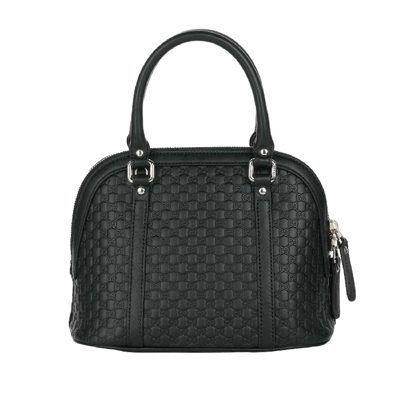 Flash Sales On Premium And High-Quality Bags Gucci MicroGuccissima Small Top Handle Bag in Black