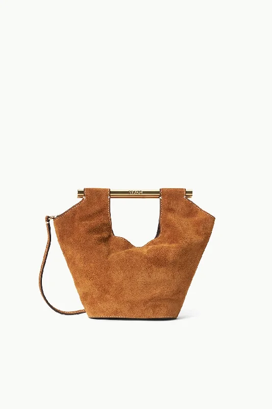 Designer Bags For Luxury Collectors Mar Mini Bucket Bag - Tan Suede