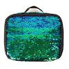 Vibrant Bags With Discounts FA Magic Sequin Lunch Tote - Mermaid/Black