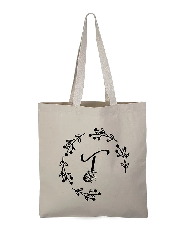 Designer Bags For Luxury Collectors With Offers ''T'' Letter Initial Canvas Tote Bag - Initials Bags Designer Bags For Luxury Collectors With Offers ''T'' Letter Initial Canvas Tote Bag - Initials Bags