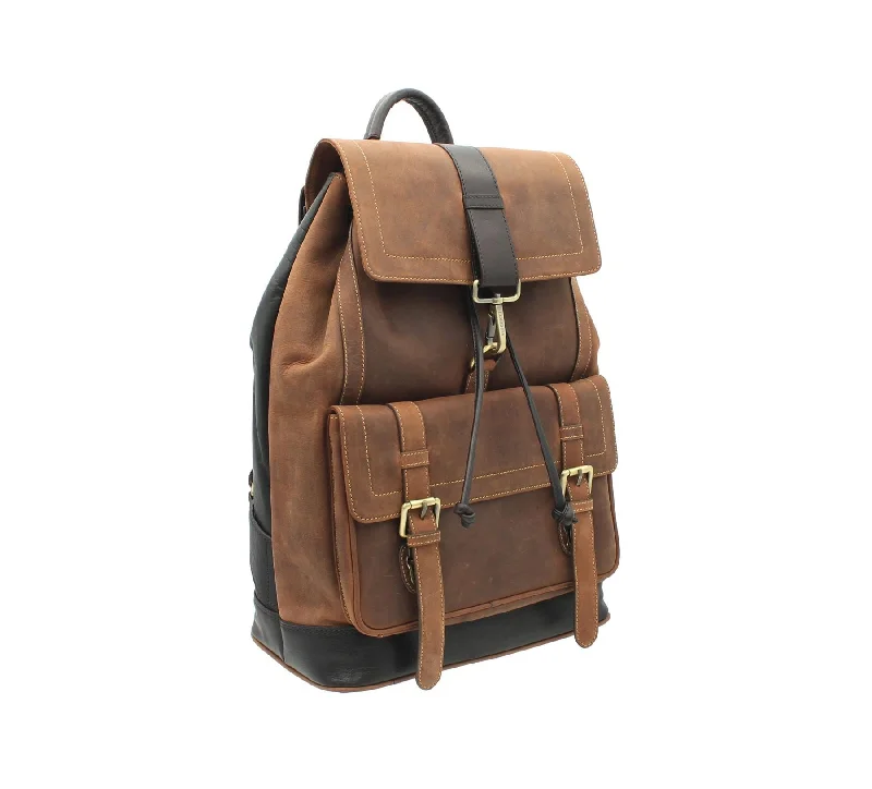Discounted Designer Bags For Clearance Sale Visconti Hunter Collection RHINO XL Leather Backpack 16161