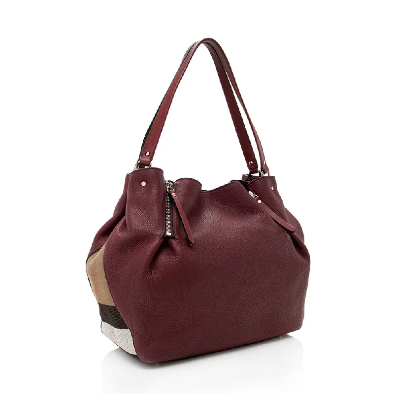 Stylish Yet Affordable Bags Burberry Calfskin House Check Maidstone Medium Shoulder Bag (SHF-18422) Stylish Yet Affordable Bags Burberry Calfskin House Check Maidstone Medium Shoulder Bag (SHF-18422)
