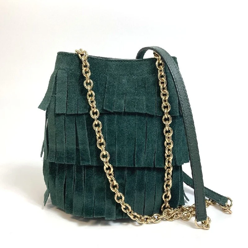 Functional Bags For Busy Moms And Dads BURBERRY SUEDE FRINGE CHAIN SHOULDER BAG