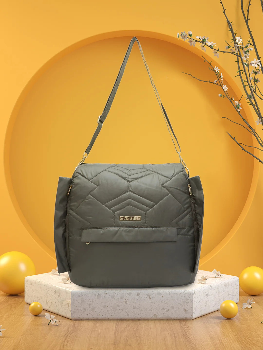 Eco-Friendly Bags With Promotions Caprese Clara Backpack Large Olive