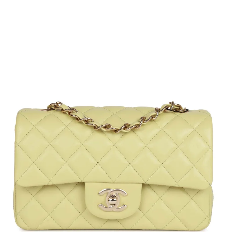 Stylish Bags For Fashion Bloggers Chanel Mini Rectangular Flap Bag Light Green Lambskin Light Gold Hardware Stylish Bags For Fashion Bloggers Chanel Mini Rectangular Flap Bag Light Green Lambskin Light Gold Hardware