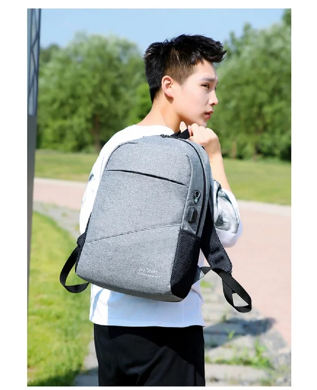 Inspired Bags For Affordable Luxury Blue Laptop Backpack For Men & Women Without USB Port 2003-1