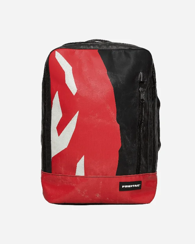 Stylish Bags For Fashion Bloggers With Promotions F306 Hazzard Backpack Black / Red
