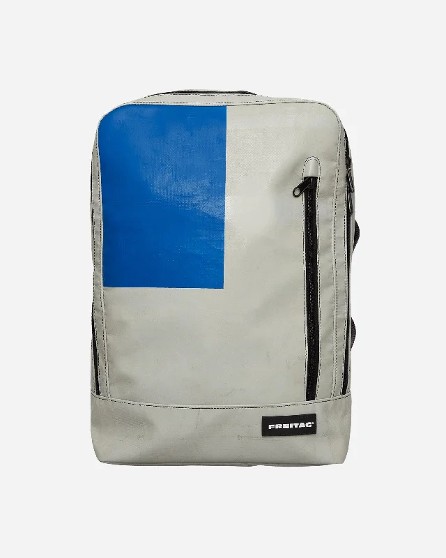 Stylish Bags With Discounts F306 Hazzard Backpack White / Blue