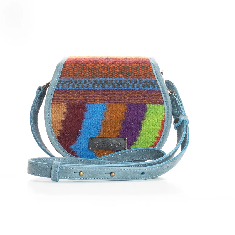 Bag For Luxury Lovers SIDEKICK SADDLE BAG - MEXICO COLLECTION - OOAK TEXTILE - TYPHOON LEATHER - NO. 18422 Bag For Luxury Lovers SIDEKICK SADDLE BAG - MEXICO COLLECTION - OOAK TEXTILE - TYPHOON LEATHER - NO. 18422