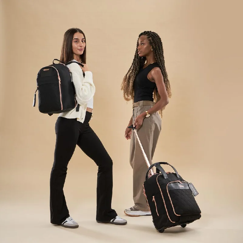 Stylish Bags For Fashion Influencers And Bloggers Travel Hack Backpack and Travel Hack Trolley Set
