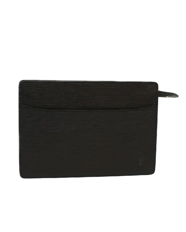Flash Sales On Premium And High-Quality Bags Epi Leather Clutch Bag with Metal Fittings