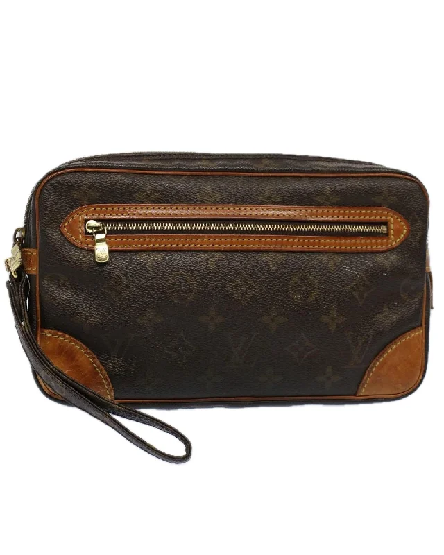 Minimalist Bags For Clean And Modern Aesthetics Monogram Canvas Clutch Bag - CD Rank