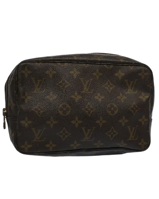 Lightweight And Functional Bags For Travel And Work Monogram Canvas Clutch Bag with Accessory and Serial No