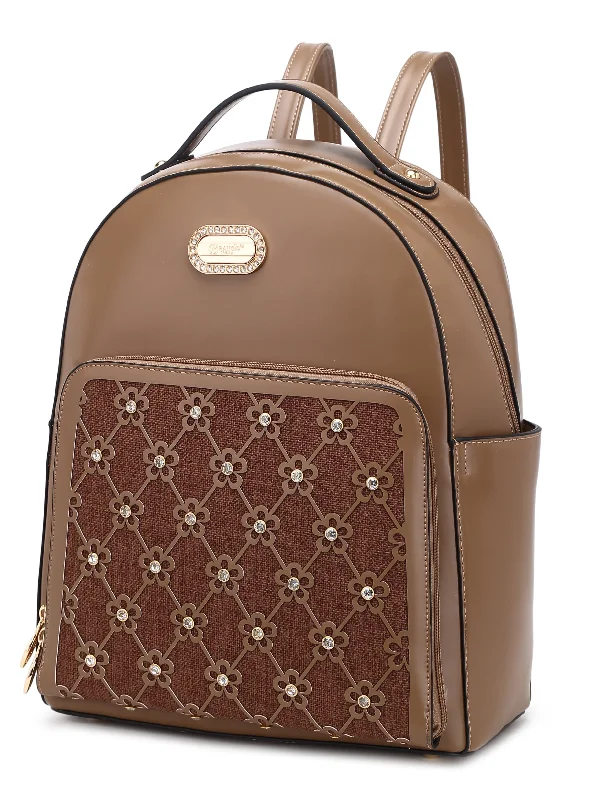 Limited Edition Bags For Collectors Wildflower Blossom Handmade Classy Work & Travel Backpack