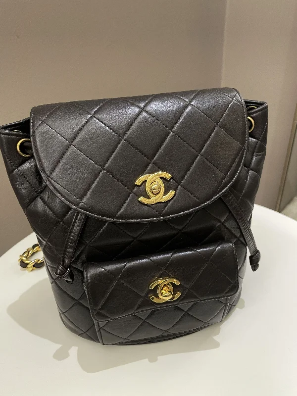 Versatile Bags That Suit Any Outfit Or Event Chanel Quilted Vintage Duma Cc Backpack Brown Lambskin