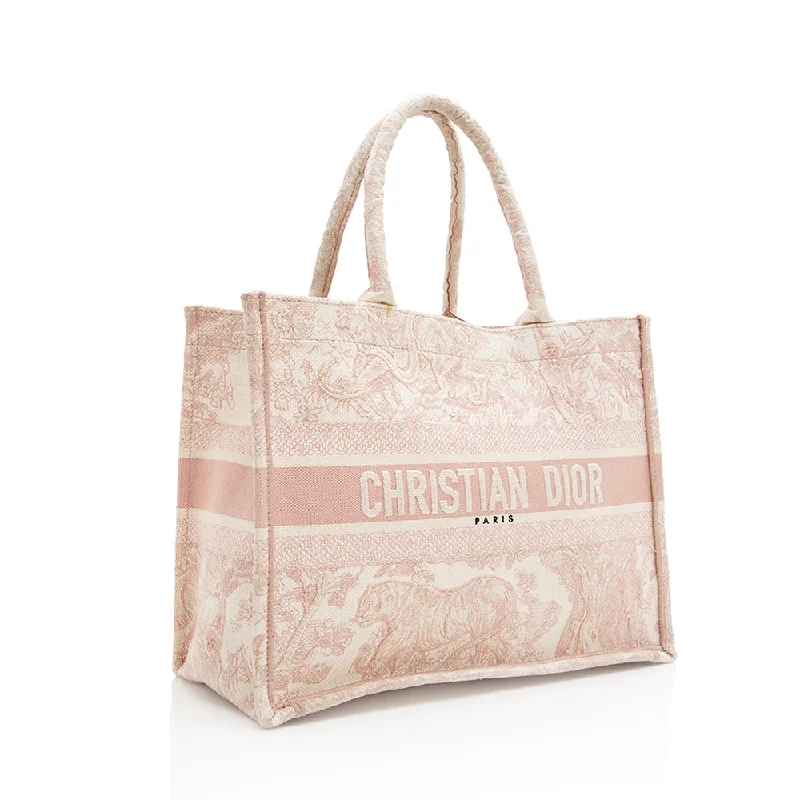 Stylish And Affordable Bags For Every Occasion Dior Toile De Jouy Small Book Tote (SHF-18510)