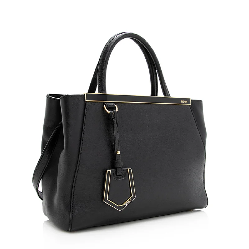 Professional Bags With Office Discounts Fendi Leather Petite 2Jours Tote (SHF-20149)