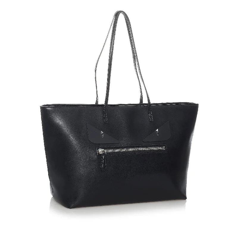Discounted Designer Bags For Clearance Sale Fendi Monster Roll Leather Tote Bag (SHG-30045)
