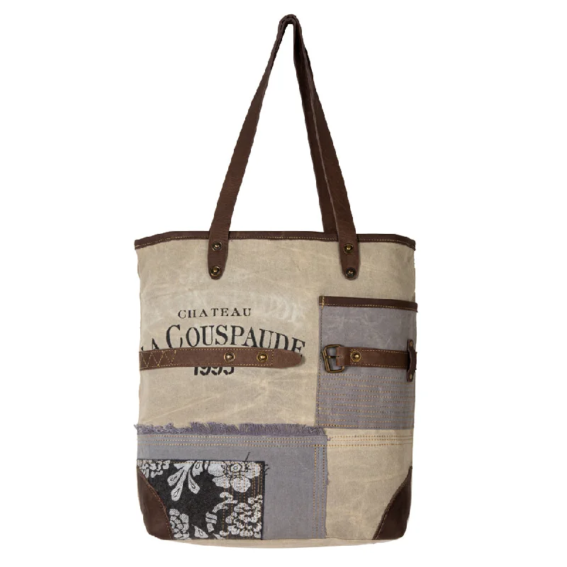 Affordable Bags For College Students On Sale French Countryside Patchwork Tote Bag